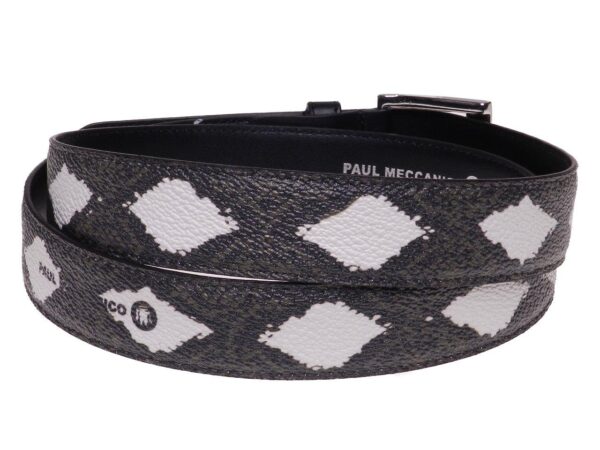 WOMAN'S BELT MUD COLOR WITH PYTHON EFFECT MADE OF HAMMERED FAUX LEATHER. - Paul Meccanico