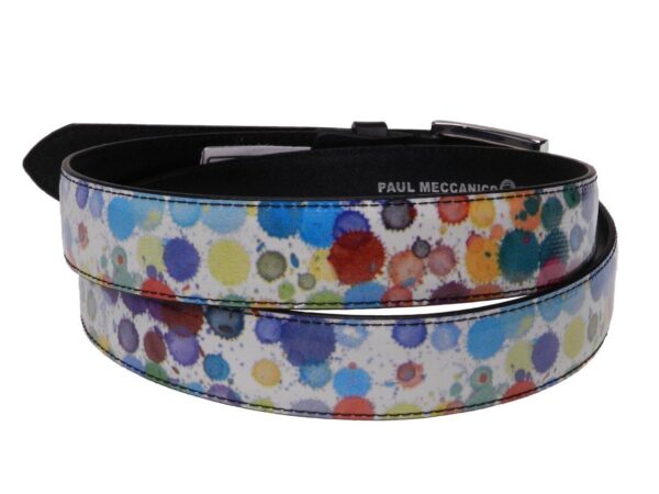WOMAN'S BELT WATERCOLOR FANTASY MADE OF LORRY TARPAULIN - Paul Meccanico