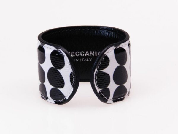 WOMAN'S BRACELET BLACK AND WHITE COLOURS GEOMETRIC FANTASY. - Paul Meccanico