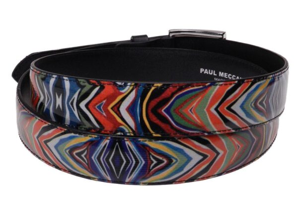 WOMAN'S MULTICOLOR BELT PAUL MECCANICO ANIMAL FANTASY MADE OF LORRY TARPAULIN - Paul Meccanico