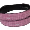 WOMAN'S PINK BELT PAUL MECCANICO MADE OF LORRY TARPAULIN - Unique Pieces Paul Meccanico