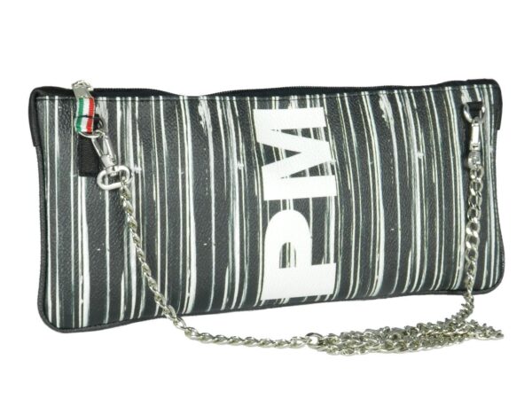 WOMAN'S POCHETTE PAUL MECCANICO MADE OF SYNTHETIC LEATHER. MODEL RIBELLA GRAFFITI FANTASY. - Unique Pieces Paul Meccanico