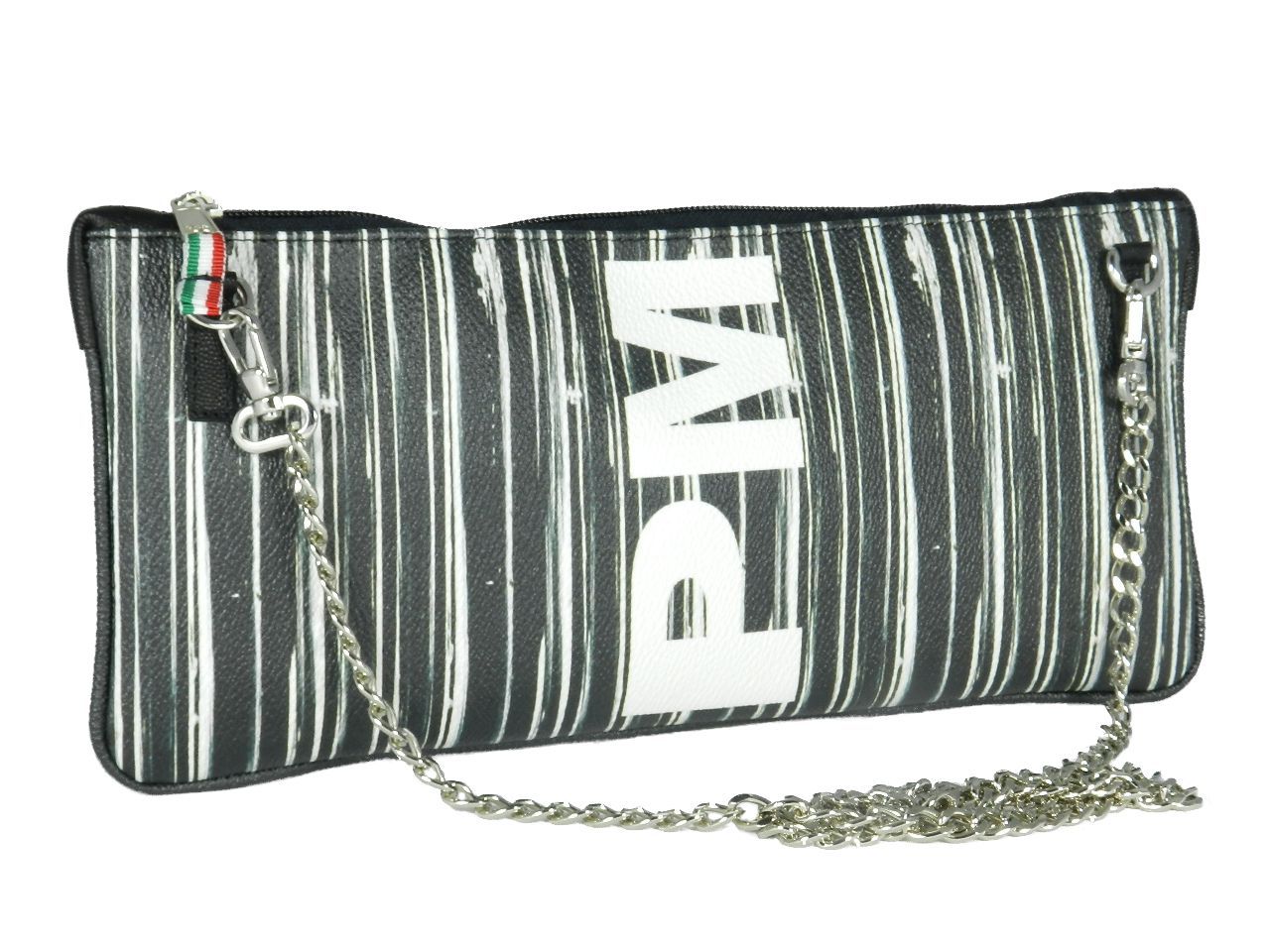 WOMAN'S POCHETTE PAUL MECCANICO MADE OF SYNTHETIC LEATHER. MODEL RIBELLA GRAFFITI FANTASY. - Unique Pieces Paul Meccanico