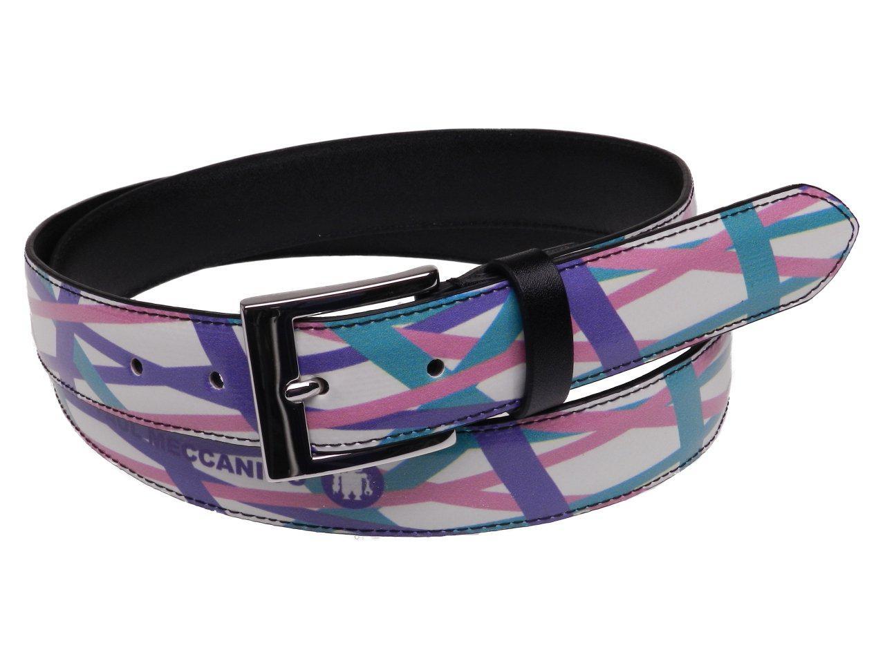 WOMAN'S WHITE BELT PAUL MECCANICO MADE OF LORRY TARPAULIN - Paul Meccanico