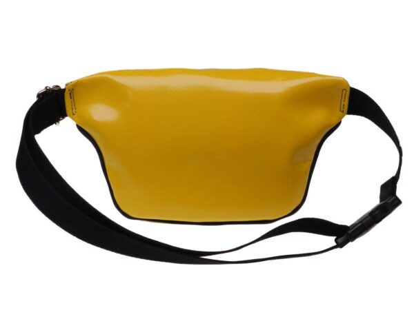 YELLOW HIP BAG MADE OF LORRY TARPAULIN FLEX MODEL. - Limited Edition Paul Meccanico