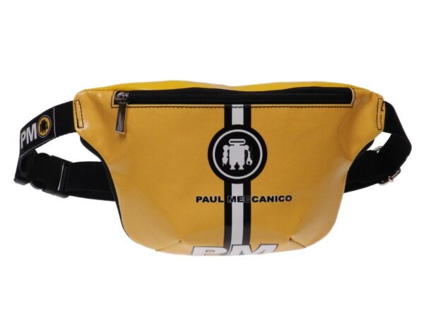 YELLOW HIP BAG MADE OF LORRY TARPAULIN FLEX MODEL. - Limited Edition Paul Meccanico